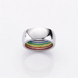 Rainbow inner Pride Ring